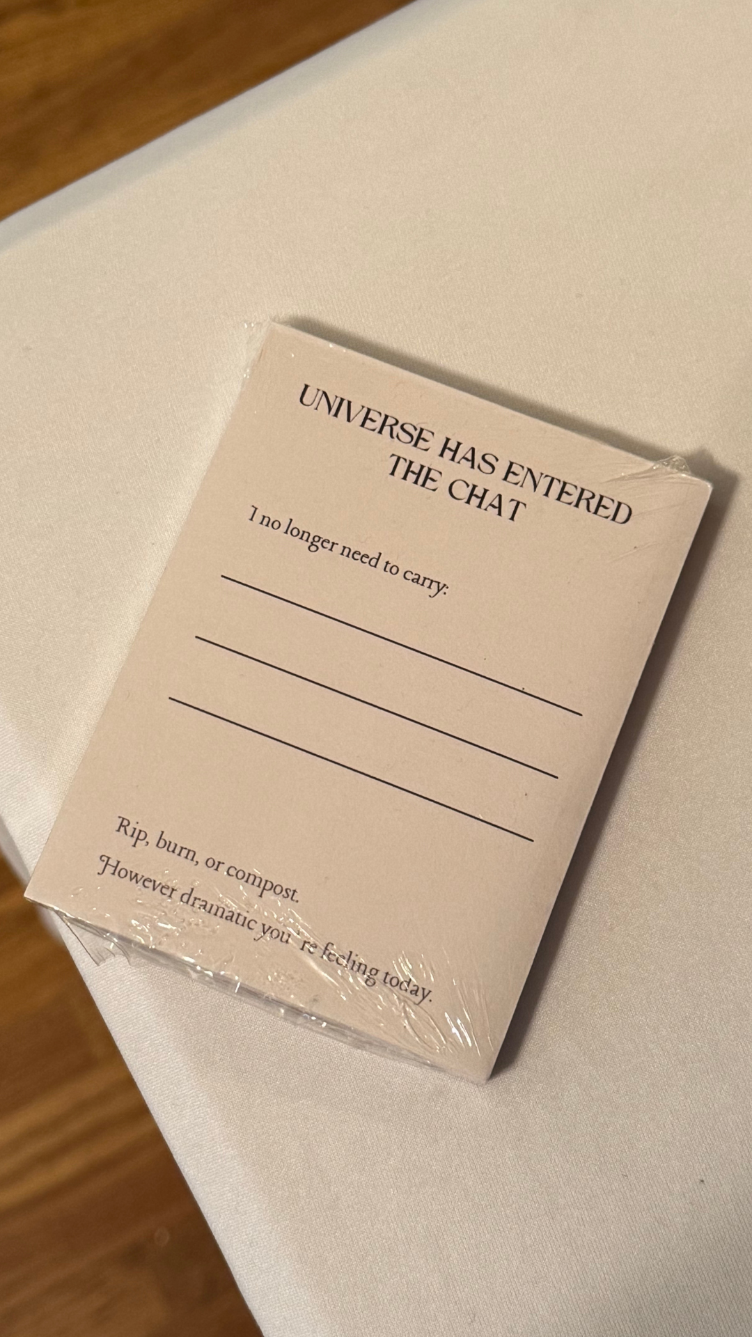 Tear Off Permission Pad