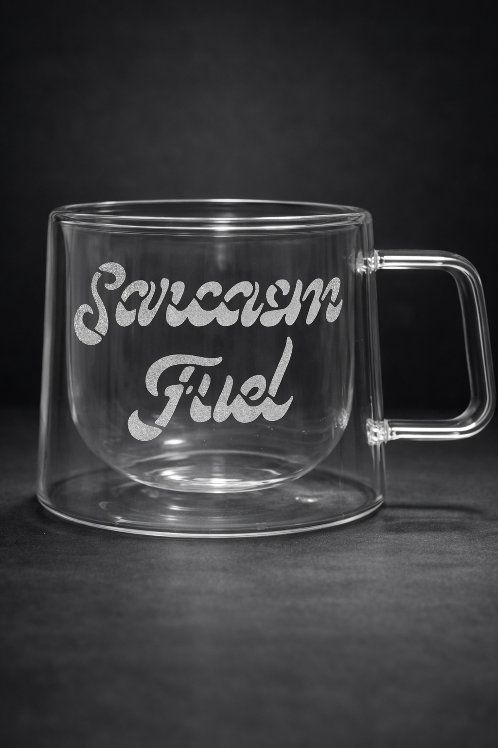 Snarky Glass Cup | Funny Double-Walled Sip Cup