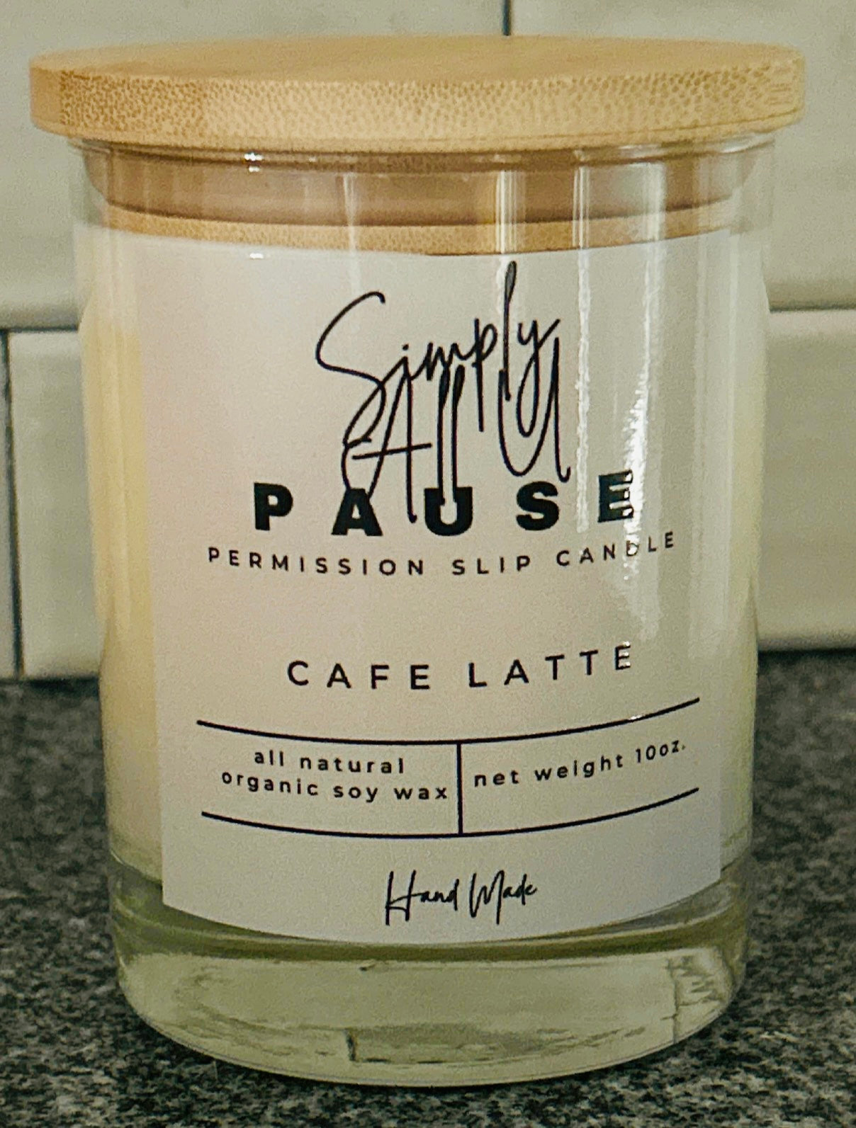 Pause Café Latte Candle Refill