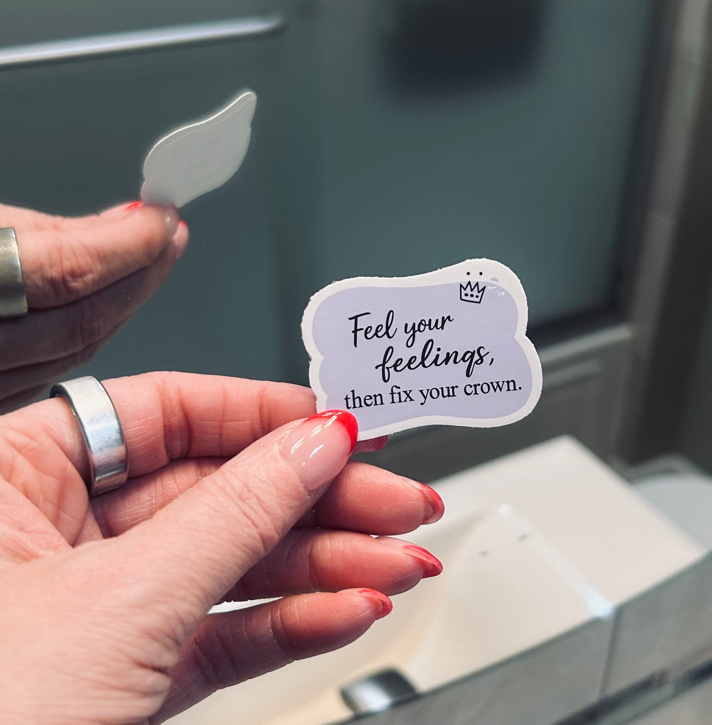 Me-First Mirror Clings | Affirmation Decals for Confidence