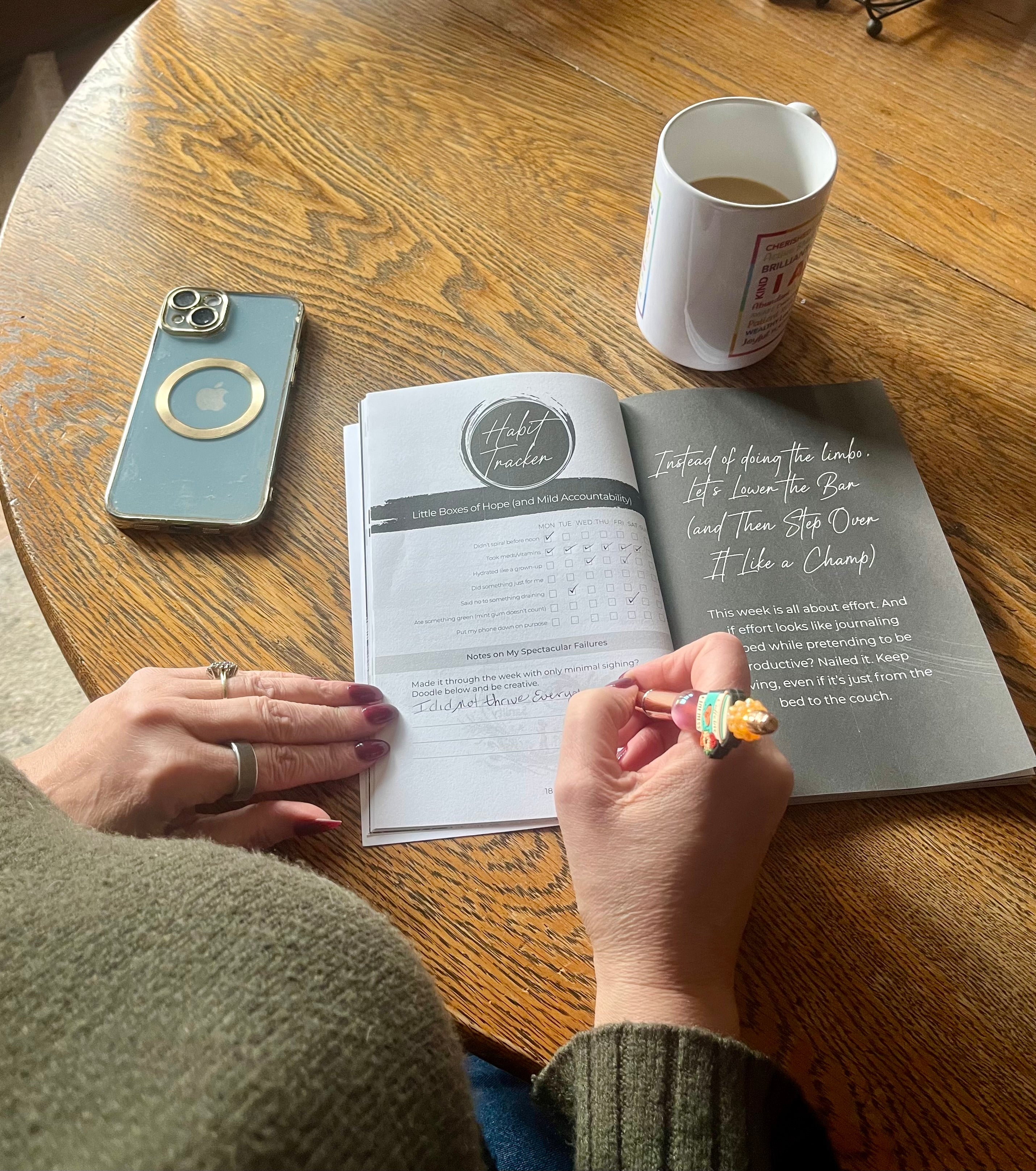 Surviving the Mess Journal + Wooden Bookmark Bundle | Simply All U