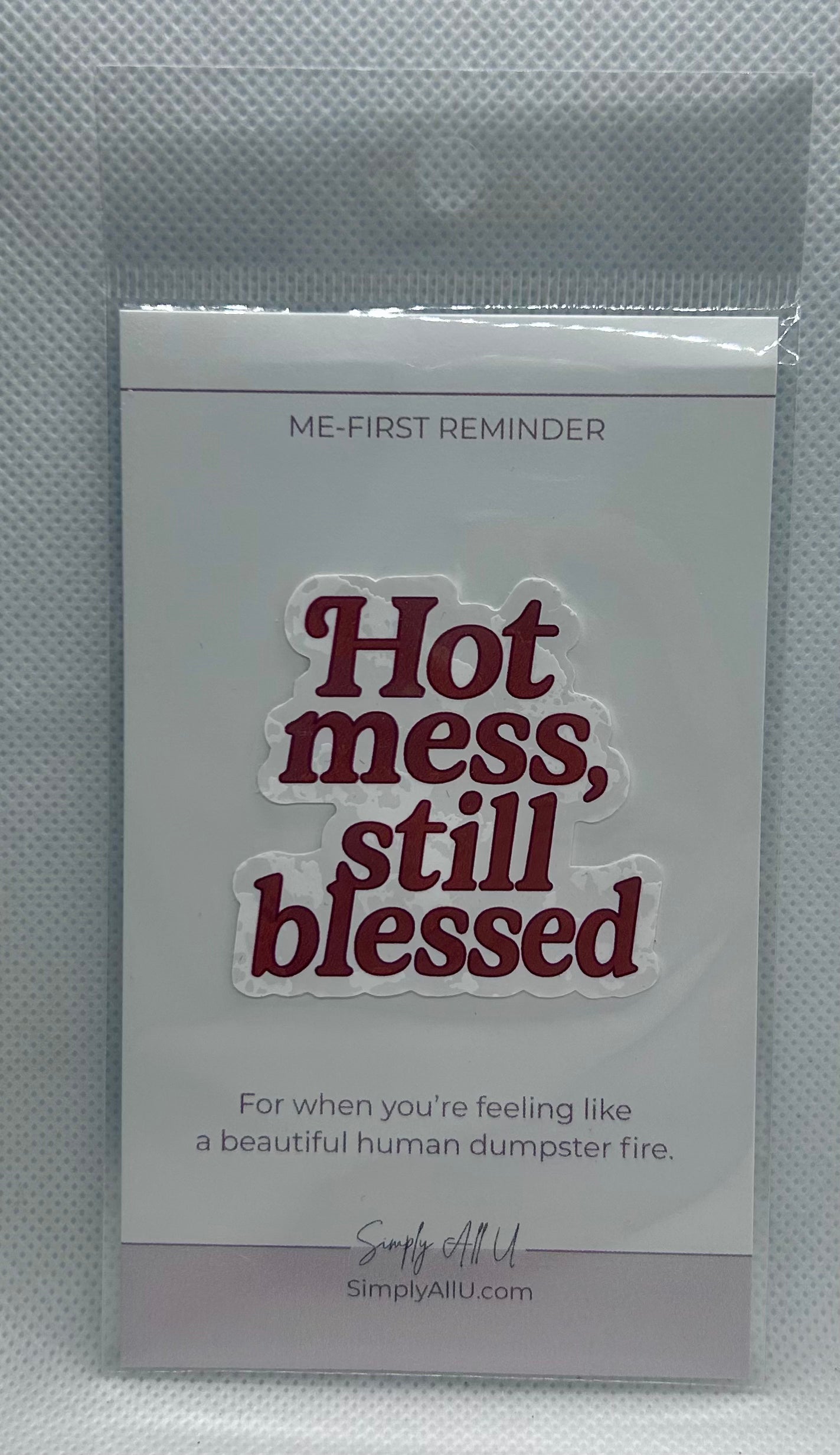 Me-First Mirror Clings